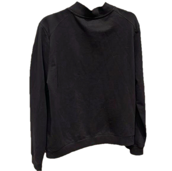 Rock & Republic Black Logo Zip Up Jacket Bomber Style Sweatshirt Men’s L - Picture 2 of 8